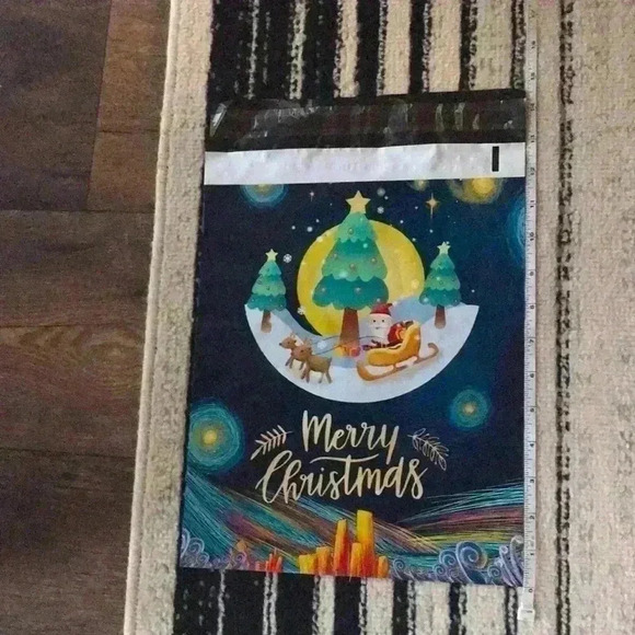 Merry Christmas 100PCS *Poly Mailers 10x13 Inch. - Picture 2 of 3